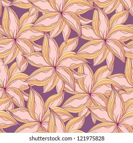Seamless nice flower background in tender tones