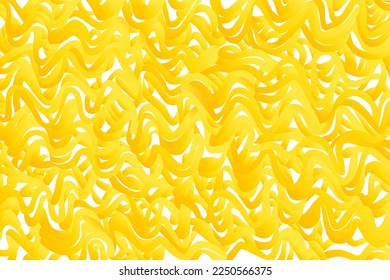 Seamless Noodle Background Pattern Vector Illustration Close up of Instant raw noodles Instant noodles texture