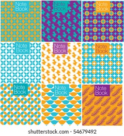 seamless notebook cover design