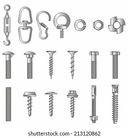 Seamless nuts and bolts