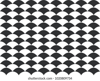 seamless ocean wave pattern