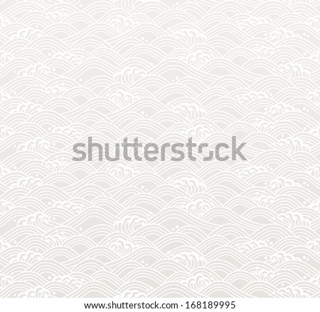seamless ocean wave pattern 