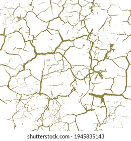 Ein nahtloser alter Hintergrund mit Rissen. Vektorgrafik