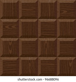 seamless old dark oak square parquet panel texture