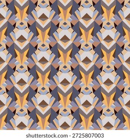 Patrón geométrico creativo del arte del Op, ornamento, fondo colorido abstracto moderno, impresión de la moda, decoración original del Vector