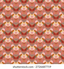 perfeita op art criativo padrão geométrico, ornamento, fundo colorido abstrato, impressão de moda, textura vetorial original