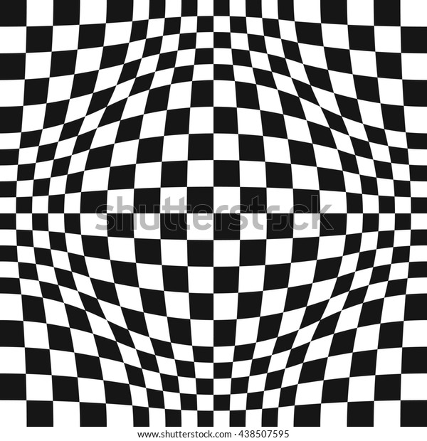 Download Seamless Op Art Distortion Pattern Vector Stock Vector (Royalty Free) 438507595