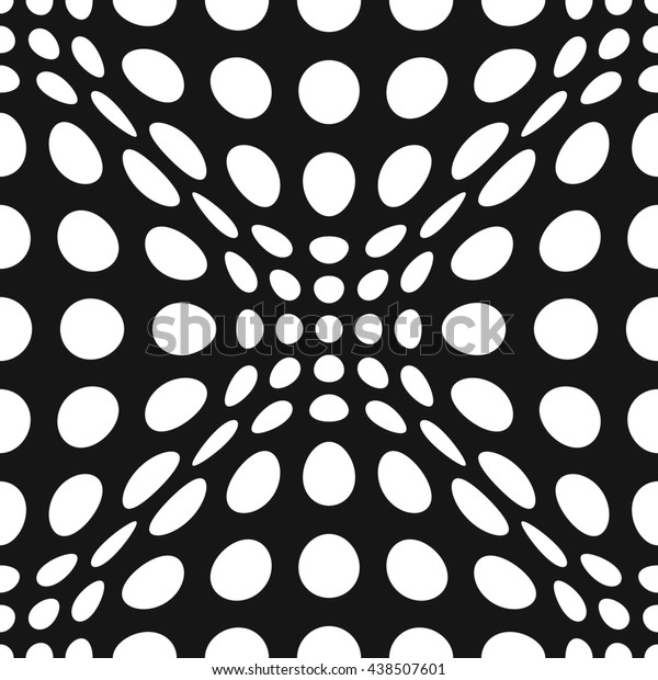 Download Seamless Op Art Distortion Pattern Vector Stock Vector (Royalty Free) 438507601