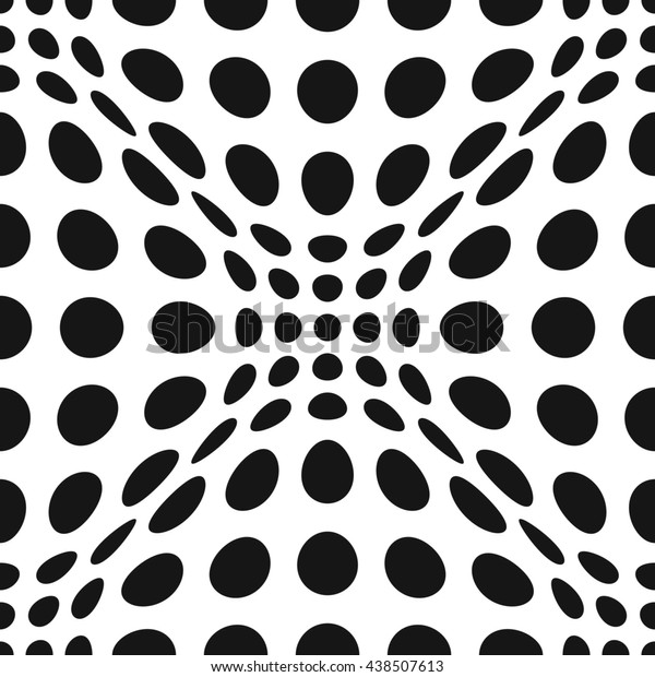 Seamless Op Art Distortion Pattern Vector Stock Vector (Royalty Free ...