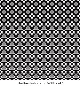 Seamless op art pattern background