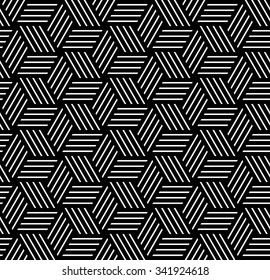 Seamless op art pattern. Geometric texture. Vector art.