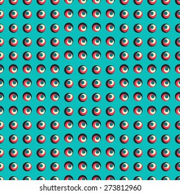 Seamless op art pattern. Vector design.