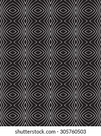 seamless optical art pattern background vector black and white
