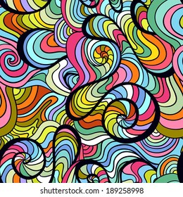 seamless optical illusion art circle vector background 