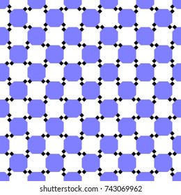 Seamless optical illusion with purple parallel squares