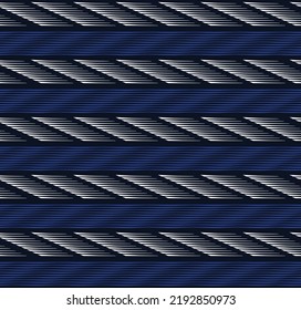 Vector de patrón de rayas de efecto de onda óptica sin soldadura, semitono geométrico Patrón abstracto para impresión textil y de tela, textura jersey deportiva, papel envolvente, fondo y embalaje