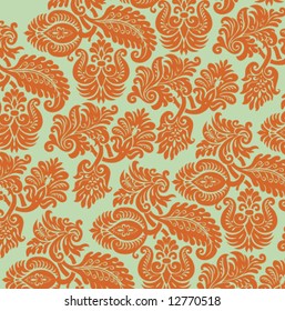 Seamless orange background texture