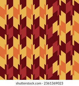 Seamless orange brown abstract geometric pattern vector eps 10