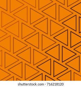 Seamless Orange Brown Triangles Pattern