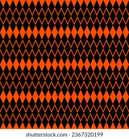 Seamless orange diamond pattern for card, cover skin, wallpaper, fashion.