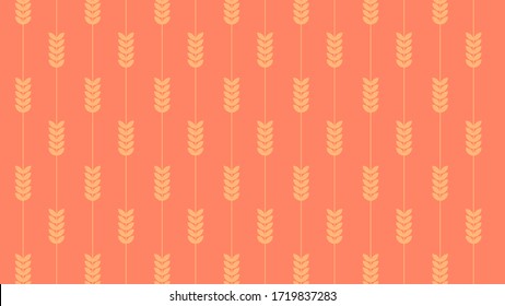 
Plantilla de diseño de patrones de flores naranja sin problemas