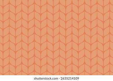 Seamless orange knitted pattern with stylized loop texture. Great for fall textile projects, warm fashion backgrounds, or cozy digital designs.

