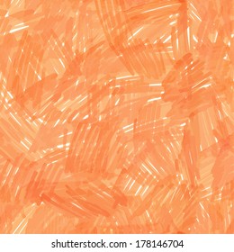 Seamless Orange Marker Texture. Vector Illustration