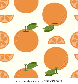 Seamless orange on summer tone for background.