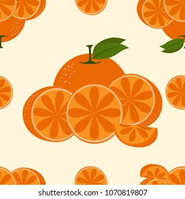 Seamless orange on summer tone for background.