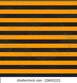 Seamless orange vintage pattern of black horizontal strips on grange paper
