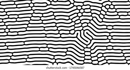 Seamless organic, biological pattern. Abstract shapes like corals. Bio, contemporary, trendy seamless pattern. Applicable for textile design, as print. Coral stripes background. Vector illustration