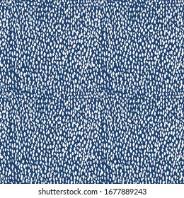 Seamless organic texture. Vector abstract seamless pattern with brush strokes. Natural tiles. Japan folk pattern. Organic textile. Japanese seamless natural texture. Indigo batik. 