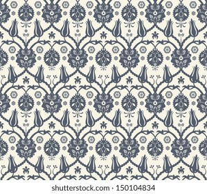 Seamless Oriental Arabic Royal Pattern. Vector Illustration