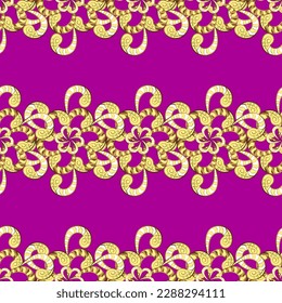 seamless oriental classic golden pattern. vector abstract background with golden repeating elements on a colors.