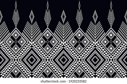 Seamless oriental geometric ethnic pattern for background or wallpaper. Carpet floor curtain design