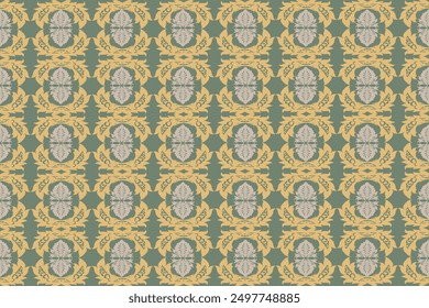 Seamless oriental geometric ethnic pattern for background wallpaper car floor curtain design