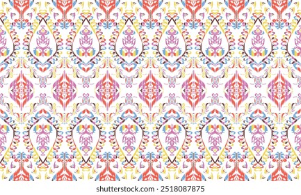 Seamless oriental geometric ethnic pattern for background or wallpaper. "This content was created using vector drawing tools and software, not generated by AI"