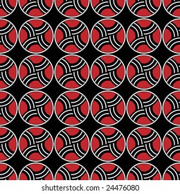 Seamless oriental geometric pattern
