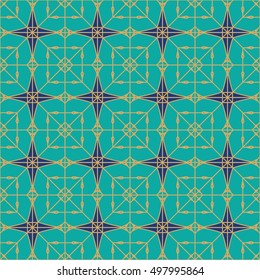 Seamless oriental geometric patterns