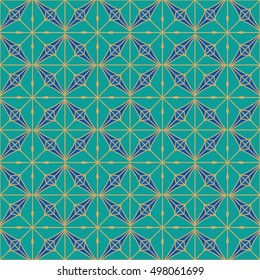 Seamless oriental geometric patterns