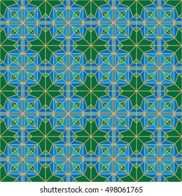 Seamless oriental geometric patterns