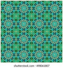 Seamless oriental geometric patterns