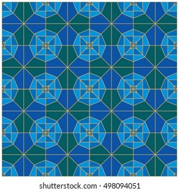 Seamless oriental geometric patterns