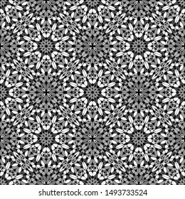 Seamless oriental geometrical stone pattern background design - abstract spiritual vector illustration