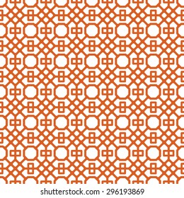 Seamless Oriental Lattice Pattern. Usually Used to Decorate Antique Chinese Windows And Doors.