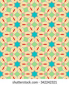 seamless oriental  mosaic pattern