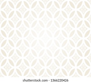 Seamless with oriental motif. White patchwork background. Pattern with filigree ornaments. Vector illustration.