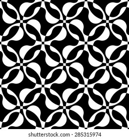 Nahtlose orientalische Ornamente. Vektorring-Muster. Abstrakter einfarbiger Hintergrund
