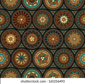  Seamless oriental pattern