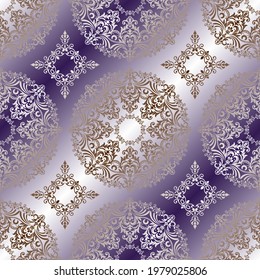 Seamless oriental pattern. Mandala. Vintage decorative element.